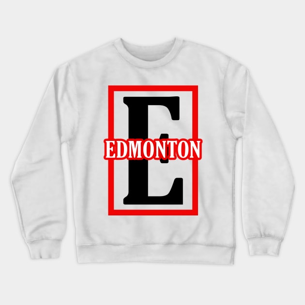 Edmonton Crewneck Sweatshirt by colorsplash